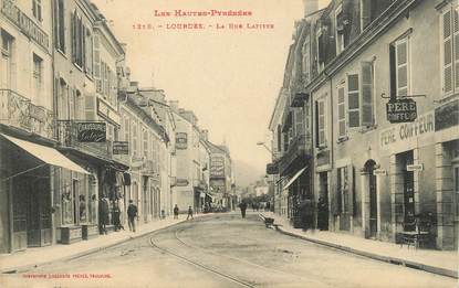 / CPA FRANCE 65 "Lourdes, la rue Lafitte"