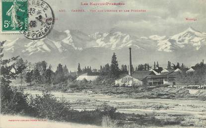 / CPA FRANCE 65 "Tarbes, vue sur l'Adour et les Pyrénées "