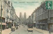 45 Loiret CPA FRANCE 45 "Orléans, rue de Jeanne d'Arc" / TRAMWAY