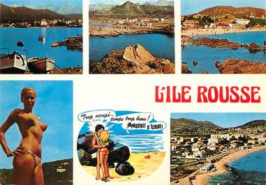 / CPSM FRANCE 20 "Corse, L'Ile Rousse" / NU