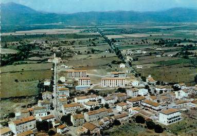 / CPSM FRANCE 20 "Corse, Ghisonaccia, vue générale aérienne"