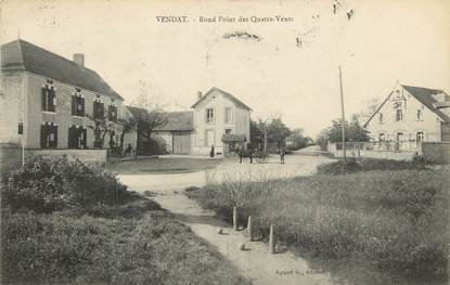 CPA FRANCE 03 "Vendat, rond point des Quatre Vents"