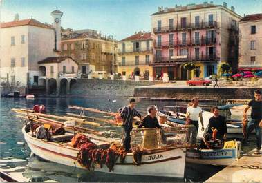 / CPSM FRANCE 20 "Corse, Propriano, l'arrivée des pêcheurs au matin "
