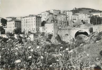 / CPSM FRANCE 20 "Corse, Sartène, abord sévère de la ville"