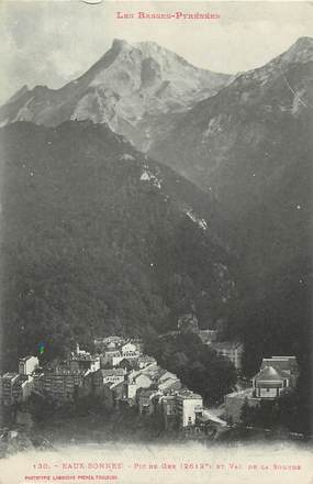 / CPA FRANCE 64 "Eaux Bonnes, pic du Ger et val de la Sourde"