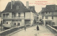 64 PyrÉnÉe Atlantique / CPA FRANCE 64 "Saliès de Béarn, le pont de la Lune, la rue du commerce"