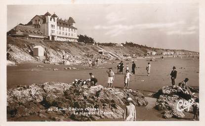 / CPSM FRANCE 44 "Saint Brévin l'Océan, la plage et le casino"