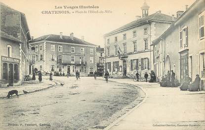 / CPA FRANCE 88 "Chatenois, place de l'hôtel de ville"