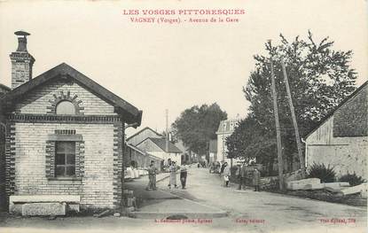 / CPA FRANCE 88 "Vagney, avenue de la gare"