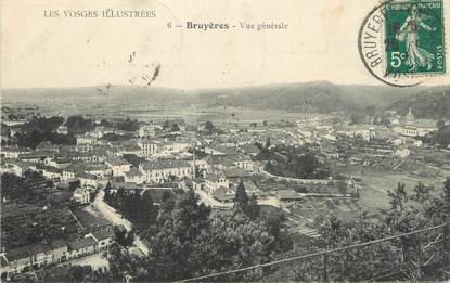 / CPA FRANCE 88 "Bruyères, vue générale "