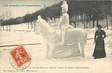 / CPA FRANCE 88 "Retournemer, statue de neige"