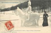 88 Vosge / CPA FRANCE 88 "Retournemer, statue de neige"