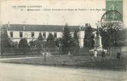 88 Vosge / CPA FRANCE 88 "Mirecourt, l'école normale et la statue de Pasteur"