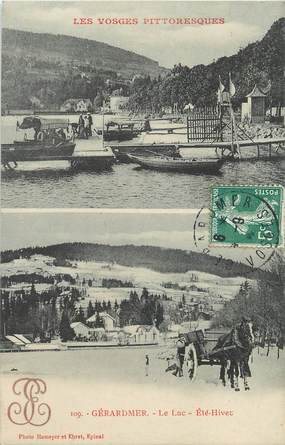 / CPA FRANCE 88 "Gerardmer, le lac"