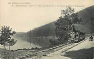 88 Vosge / CPA FRANCE 88 "Gerardmer, route de la rive gauche du lac" / TRAMWAY