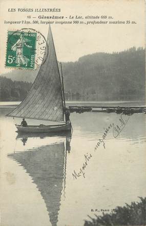 / CPA FRANCE 88 "Gerardmer, le lac "