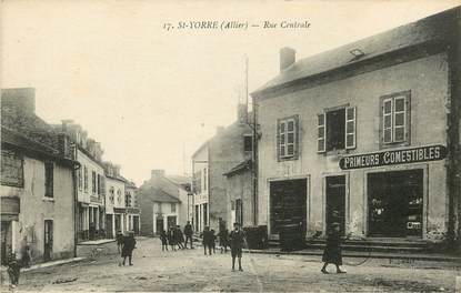 CPA FRANCE 03  "Saint Yorre, rue Centrale"