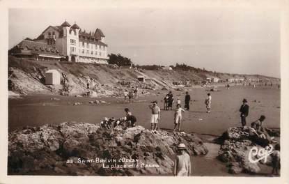 / CPSM FRANCE 44 "Saint Brévin Les Pins, la plage et le casino"