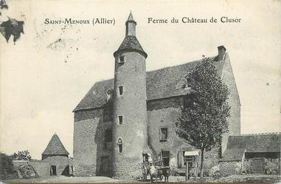 CPA FRANCE 03  "Saint Menoux, Ferme du Chateau de Clusor"