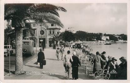 / CPSM FRANCE 06 "Juan Les Pins, la promenade au bord de mer"