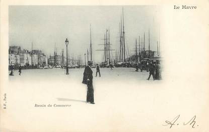 / CPA FRANCE 76 "Le Havre, bassin du commerce"