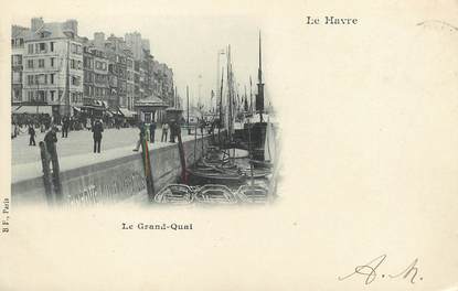 / CPA FRANCE 76 "Le Havre, le grand quai"