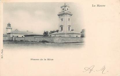 / CPA FRANCE 76 "Le Havre, phares de la Hève"