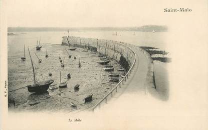 / CPA FRANCE 35 "Saint Malo, le Môle"