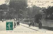 75 Pari / CPA FRANCE 75019 "Paris, Buttes Chaumont, route du tour du Lac"