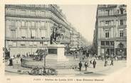 75 Pari / CPA FRANCE 75002 "Paris, Statue Louis XIV, rue Etienne Marcel"