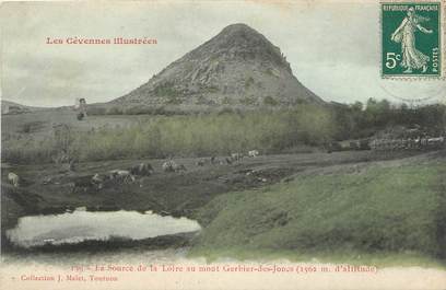 / CPA FRANCE 07 "La source de la Loire au Mont Gerbier des Joncs"