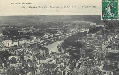 / CPA FRANCE 77 "Meaux, panorama de la ville nr4"