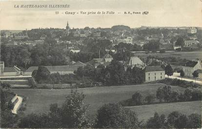 / CPA FRANCE 70 "Gray, vue prise de la Folie"