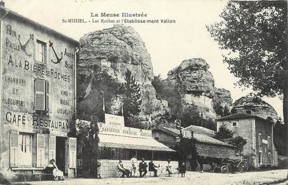 / CPA FRANCE 55 "Saint Mihiel, les roches et l'établissement Vallon"