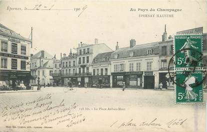 / CPA FRANCE 51 "Epernay, la place Auban Moët"