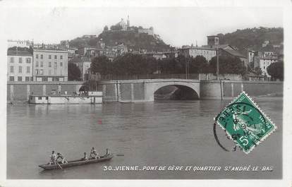 / CPA FRANCE 38 "Vienne, pont de Gère et quartier Saint André le Bas"