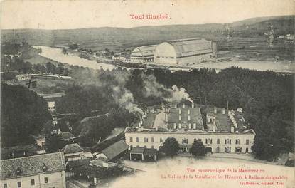 / CPA FRANCE 54 "Toul, la vallée de la Moselle et les hangars à ballon dirigeables"