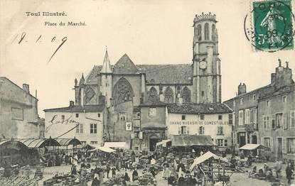 / CPA FRANCE 54 "Toul, place du marché "