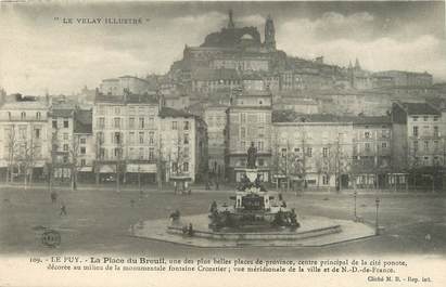 / CPA FRANCE 43 "Le Puy, la place du Breuil "