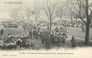 43 Haute Loire / CPA FRANCE 43 "Le Puy, le bld Carnot un jour de foire, marché aux moutons"