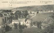 48 Lozere / CPA FRANCE 48 "Langogne, le moulin sur le Longouyrou et la ville"