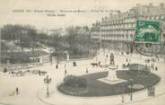 21 Cote D'or / CPA FRANCE 21"Dijon, place Darcy, statue de Rude, hôtel de la Cloche"