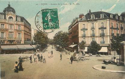 / CPA FRANCE 21"Dijon, av de la gare "