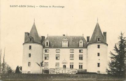 CPA FRANCE 03  "Saint Léon, Chateau de Marcelange"