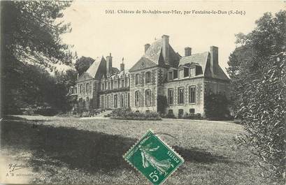 / CPA FRANCE 76 "Château de Saint Aubin sur Mer par Fontaine le Dun"