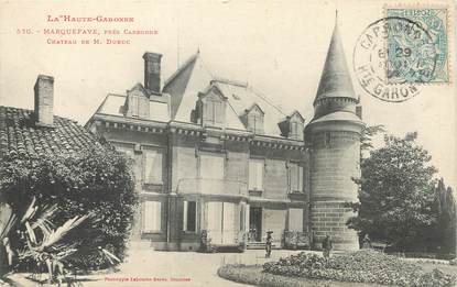 / CPA FRANCE 31 "Marquefave, château de M Dubuc"