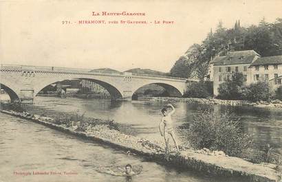 / CPA FRANCE 31 "Miramont, le pont"