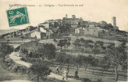 / CPA FRANCE 04 "Salignac, vue générale au sud"