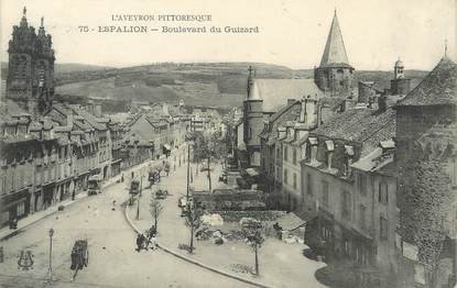 / CPA FRANCE 12 "Espalion, boulevard du Guizard"