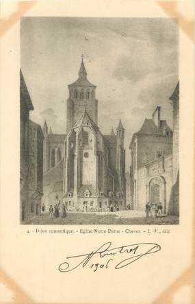 / CPA FRANCE 21 "Dijon romantique, église Notre Dame"